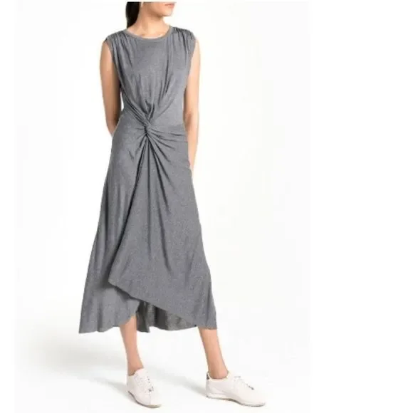 A.L.C. Emilie Midnight Blue Jersey Midi Dress size S New With Tags  NWT - Picture 9 of 16